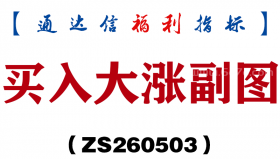 [ZS260503]买入大涨副图－通达信指标源码分享