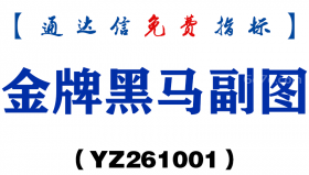 [YZ261001]金牌黑马副图-通达信指标源码分享