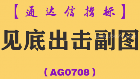 [AG0708]见底出击副图-通达信指标公式-盘中圆弧底、V形底、双底、平底