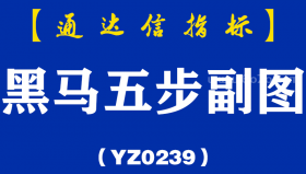 [YZ0239]黑马五步副图-通达信指标公式