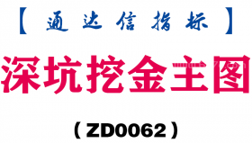 [ZD0062]深坑挖金主图-通达信指标公式