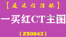 [ZS0843]一买红CT主图-通达信指标公式