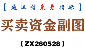 [ZX260528]买卖资金副图－通达信指标源码分享