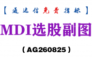 [AG260825]MDI选股副图-通达信指标源码分享