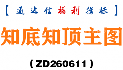 [ZD260611]知底知顶主图－通达信指标源码分享