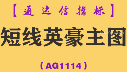 [AG1114]短线英豪主图-通达信指标公式