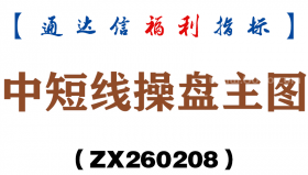 [ZX260208]中短线操盘主图－通达信指标源码分享