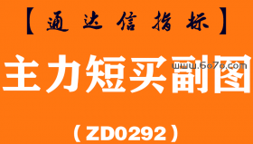 [ZD0292]主力短买副图-通达信指标公式