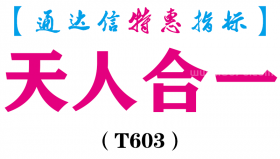 【通达信指标】天人合一-副图指标公式（T603）