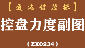 [ZX0234]控盘力度副图-通达信指标公式-猎庄吸筹