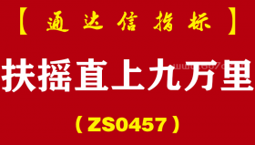 [ZS0457]扶摇直上九万里全套-通达信指标公式-当股价冲破这个结界的时候，才能一飞万里