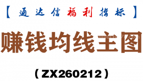 [ZX260212]赚钱均线主图－通达信指标源码分享