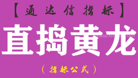 【通达信指标】直捣黄龙-副图指标公式（手机+电脑）