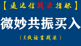 【通达信指标】微妙共振买入战法:四大核心技术要点形成合力买在不想买，卖在不想卖...（D061）