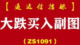 [ZS1091]大跌买入副图-通达信指标公式-操作实用型