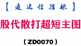 [ZD0070]股代散打超短主图-通达信指标公式