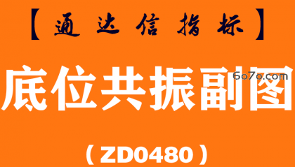 [ZD0480]底位共振副图-通达信指标公式