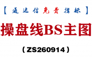 [ZS260914]操盘线BS主图-通达信指标源码分享