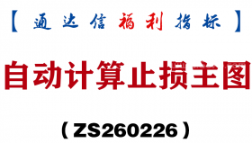 [ZS260226]自动计算止损主图－通达信指标源码分享