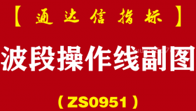 [ZS0951]波段操作线副图-通达信指标公式