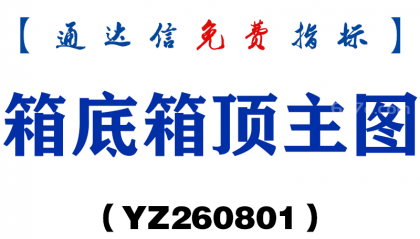 [YZ260801]箱底箱顶主图－通达信指标源码分享