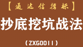 [ZXG0011]抄底挖坑战法副图-通达信指标公式