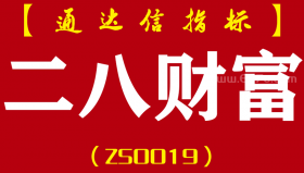 [ZS0019]二八财富-通达信主副图指标公式-根据二八法则编写