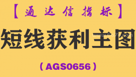 [AGS0656]短线获利主图-通达信指标公式-主力庄家建仓吸筹拉升试盘强势上攻主升浪顶部