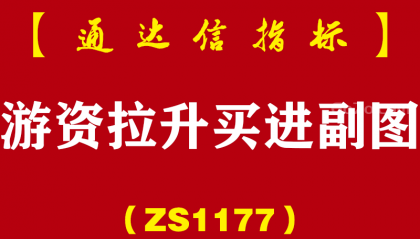 [ZS1177]游资拉升买进副图-通达信指标公式
