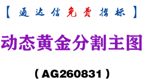 [AG260831]动态黄金分割主图-通达信指标源码分享
