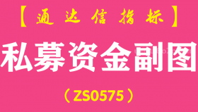 [ZS0575]私募资金副图-通达信指标公式
