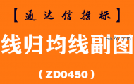 [ZD0450]线归均线副图-通达信指标公式