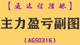[AGS0316]主力盈亏副图-通达信指标公式