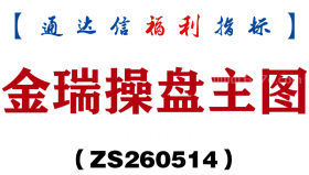[ZS260514]金瑞操盘主图－通达信指标源码分享
