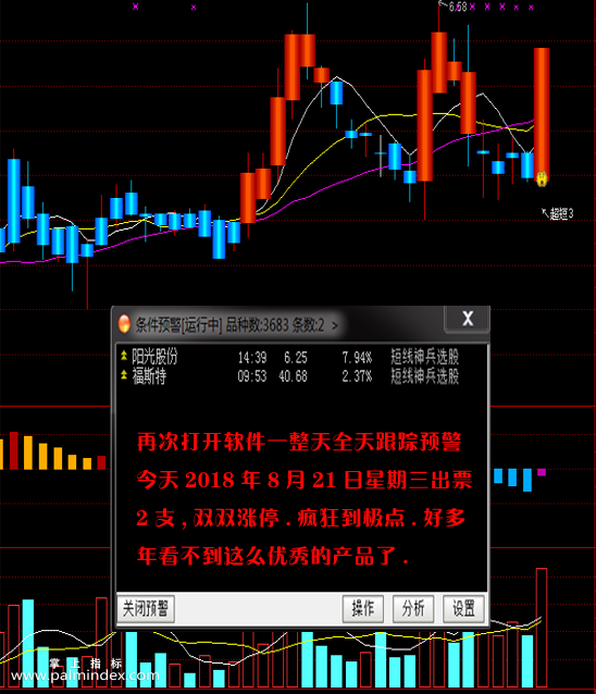 【通达信指标】短线神兵-一套稳中求胜的主副图选股预警指标公式