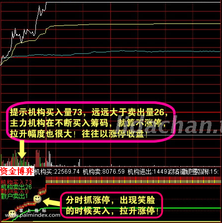 【通达信指标】分时资金博弈-大单监控分时副图指标公式