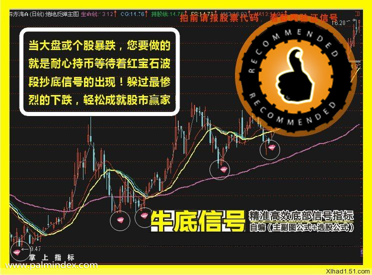 【通达信指标】牛底信号-副图选股指标公式