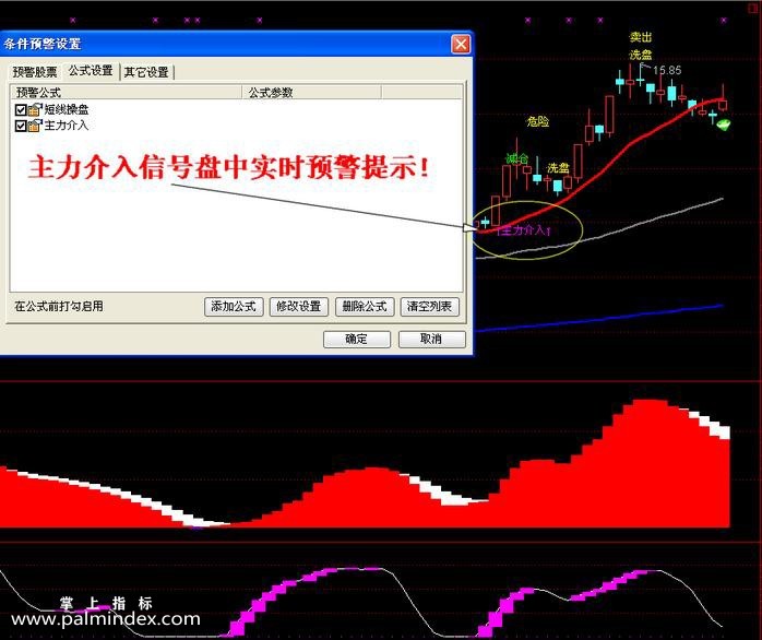 【通达信指标】金螺操盘线-主副图套装选股指标公式