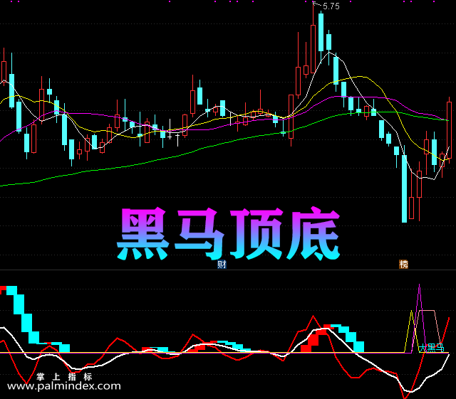 【通达信指标】黑马顶底-副图选股指标公式