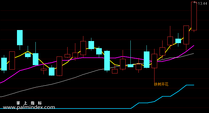 【通达信指标】铁树开花-主图指标公式（手机+电脑）（X084）