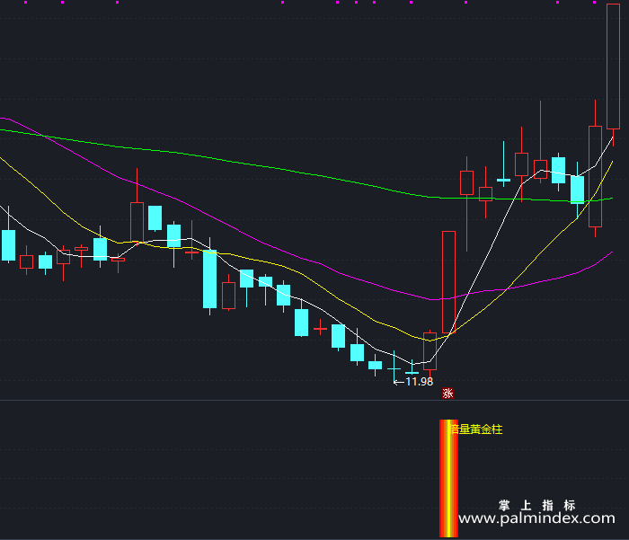 【通达信指标】倍量黄金柱-副图指标公式