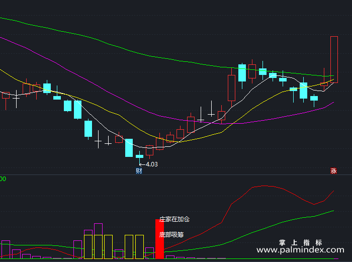 【通达信指标】东家判底-副图指标公式