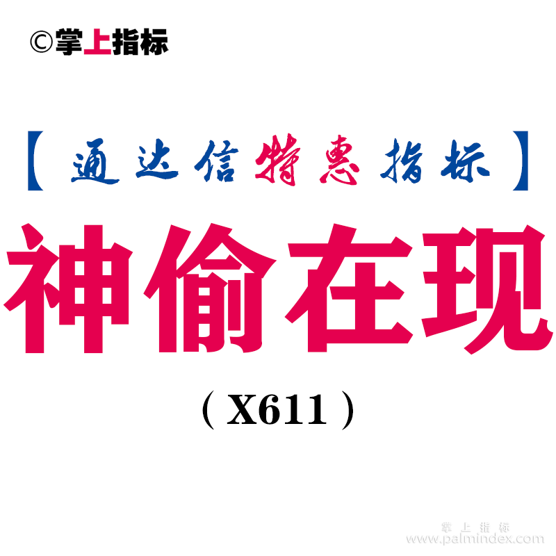 【通达信指标】神偷在现-副图指标公式（X611）