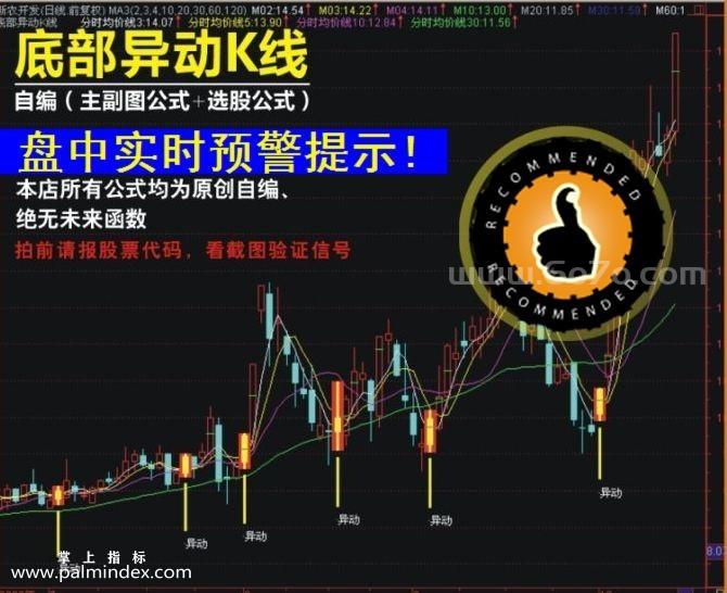 【通达信指标】异动K线+黑马预警系统指标公式