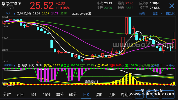 【通达信指标】庄家指标-副图指标公式（X976）