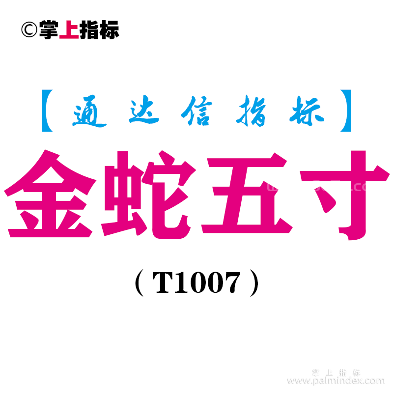 【通达信指标】金蛇五寸-副图指标公式（T1007）