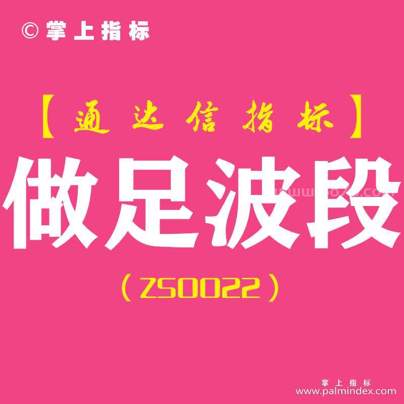 [ZS0022]做足波段-通达信副图指标公式