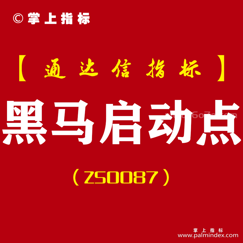 [ZS0087]黑马启动点和日周月共振全套-通达信副图指标公式