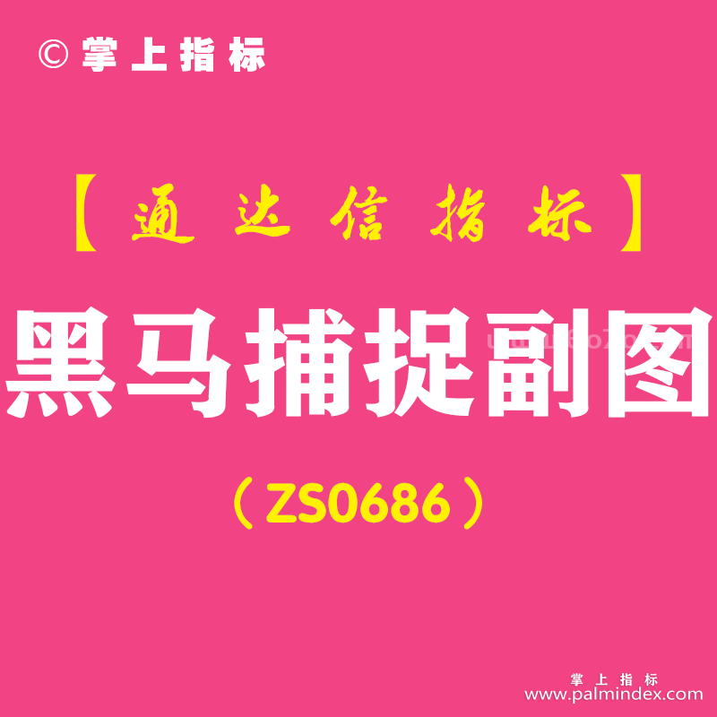 [ZS0686]黑马捕捉副图-通达信指标公式-含手机版