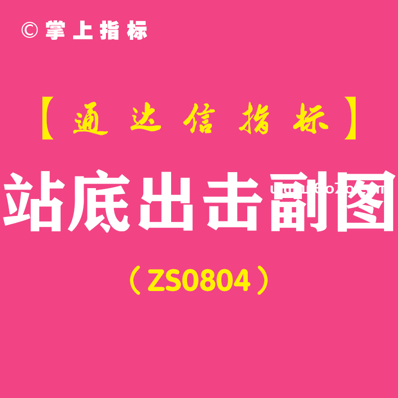 [ZS0804]站底出击副图-通达信指标公式